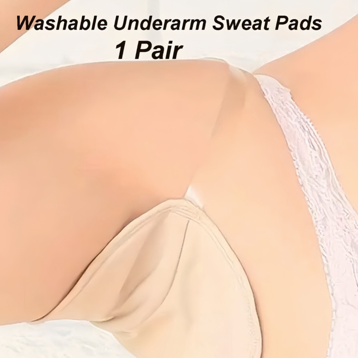Summer Armpit Sweat-Absorbent Patch, Soft and Skin-Friendly Honeycomb Breathable, Quick-Drying, Sweat-Absorbent, Washable Invisible Shoulder Straps, Antiperspirant Cotton Pads