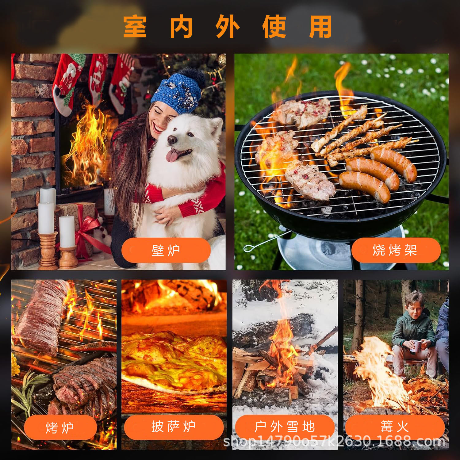 Cross-Border Source Factory Pine Silk Wax Wood Stick Fire Starter Roll Outdoor Camping Barbecue Fireplace Combustion Aid Fire Starter Quick Ignition Prevention