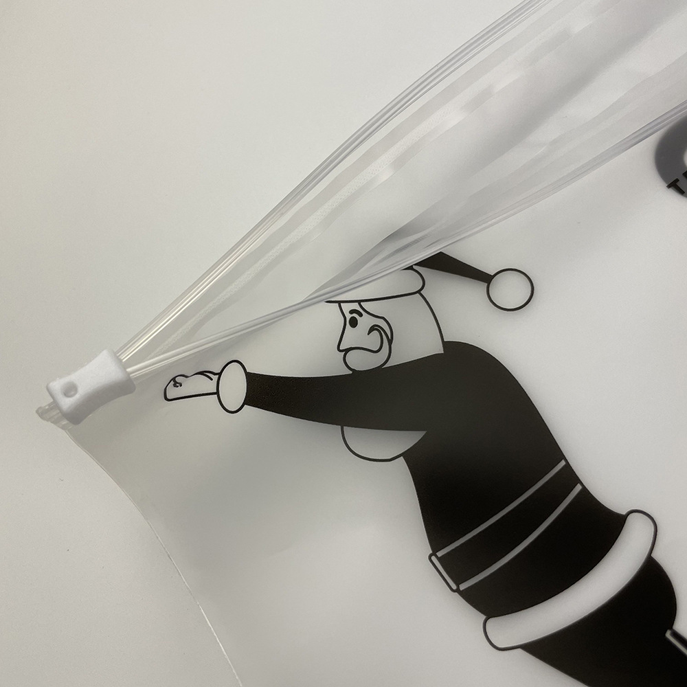 eva clothing zipper bag frosted cpe transparent underwear universal packaging bag storage self-sealing bag custom printed logo