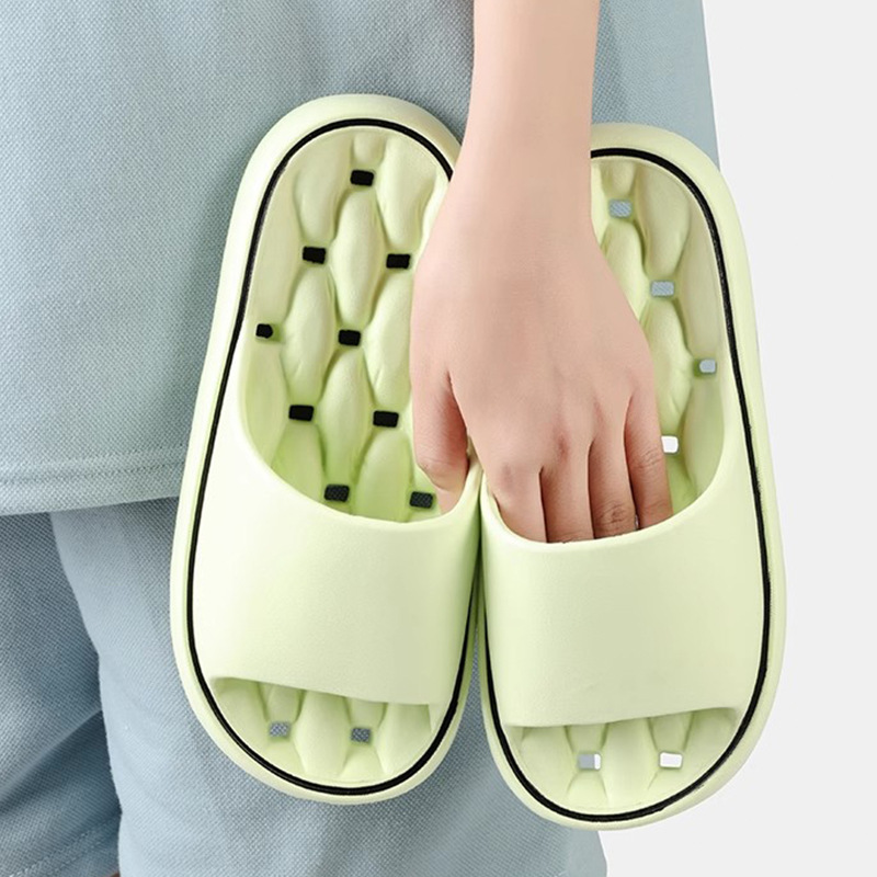Bathroom Slippers for Women 2025 New Style Indoor Home Bath Non-Slip Cut Out Leaking Quick-Drying Slippers for Men Summer Wholesale