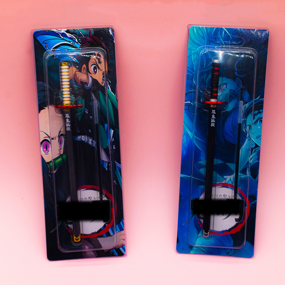 Ghost Extinguishing Blade Kitchen Door Charcoal Zhilang Signature Pen My Wife Shan Yi Water Column Worm Eating Inflammation Column Water Pen Metal Model