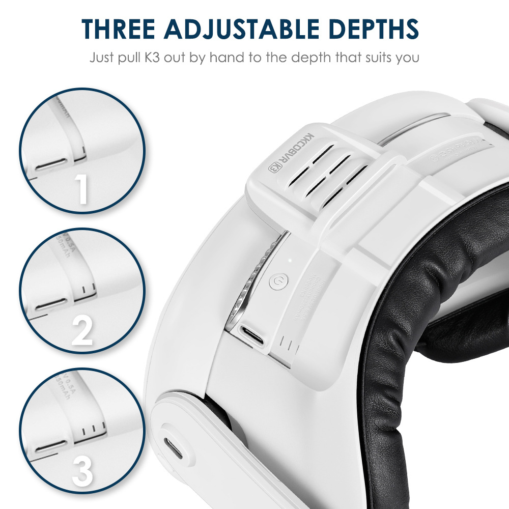 Kkcobvr K3 Is Suitable for Quest3 Face Mask Fan Cooling Ventilation Breathable Mask Cooling and Comfortable Headwear