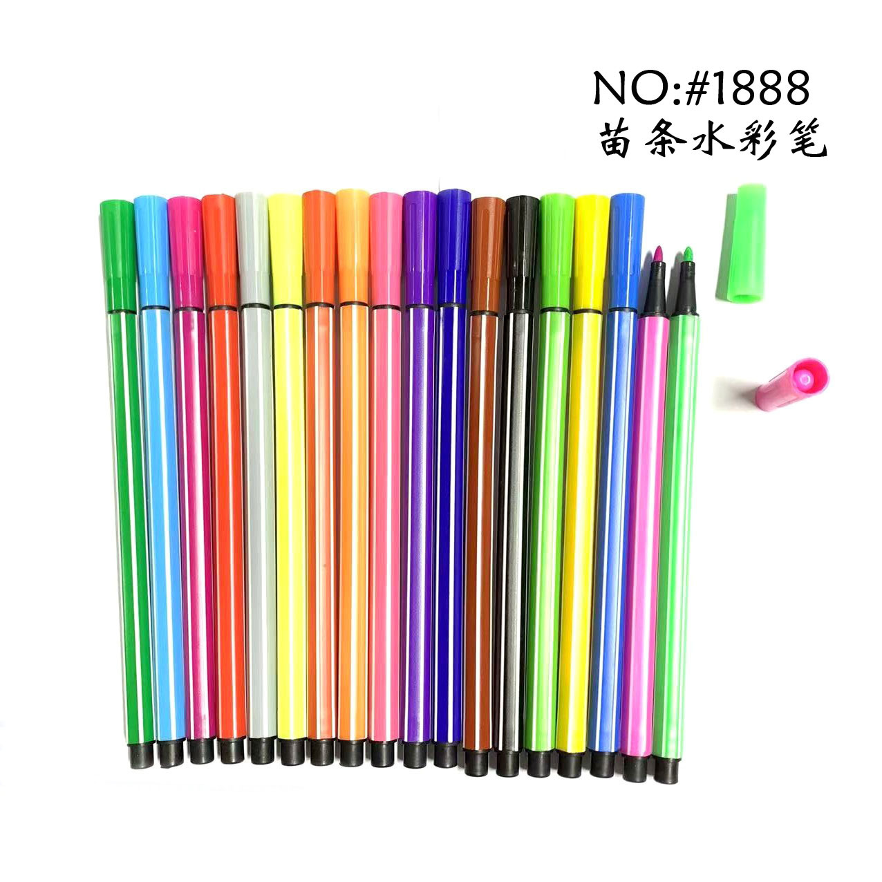 Акварельные ручки 12 цветов 18 цветов 24 цвета 36 цветов оптом с возможностью выбора тележки шестиугольные ручки