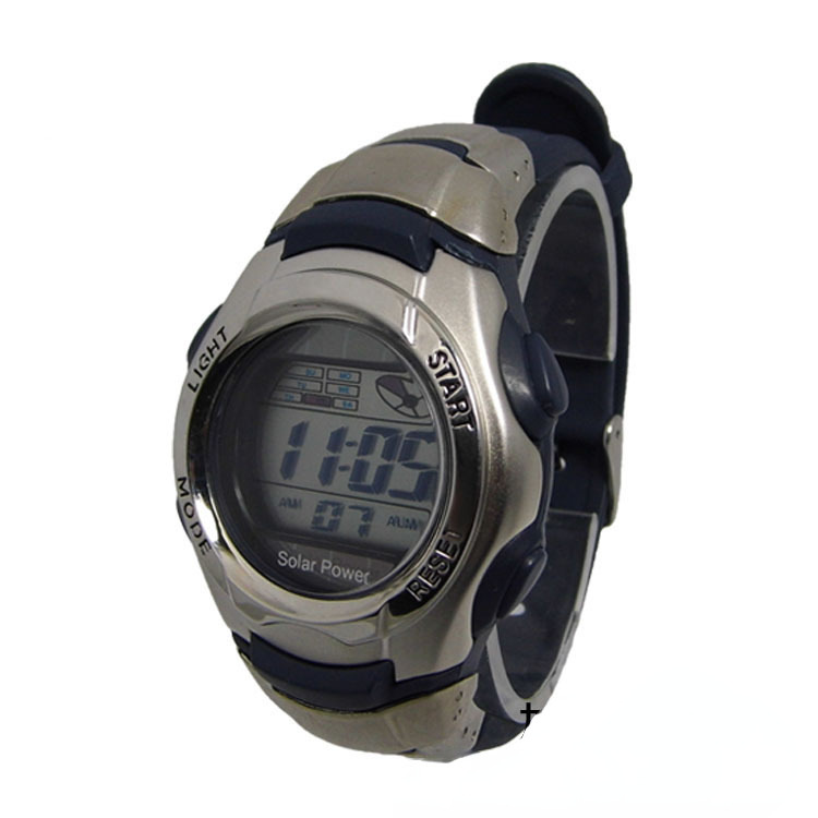 OEM processing Solar Sports watch environmental protection and energy saving dual battery multifunctional outdoor waterproof electronic watch