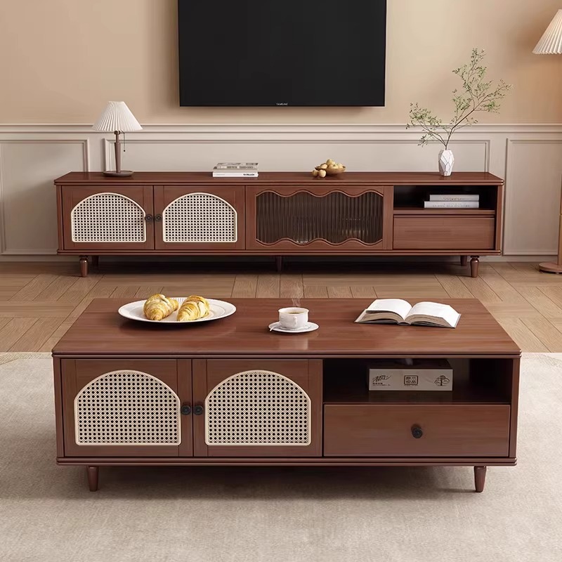 TV Background Wall New Living Room Home TV Cabinet Full Wall Bookcase Modern Storage Locker