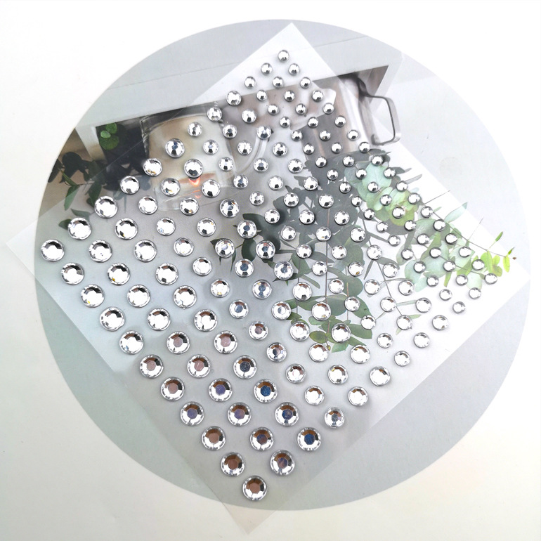 Pearl Diamond Eye Corner Sticker Eye Diamond Tear Diamond Stage Makeup Performance Face Diamond Bright Diamond Makeup Jewelry Decoration Direct Paste