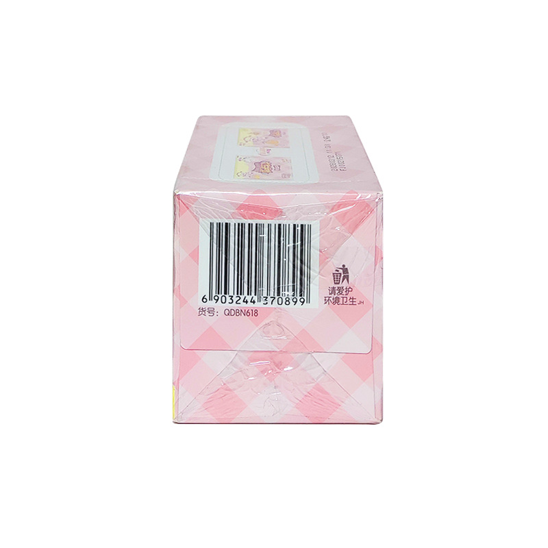 Wholesale Seven Dimensions Girls Care Silk Thin Cotton Soft Unscented Aunt Towel Sanitary Pads 155mm 18 Pieces N618