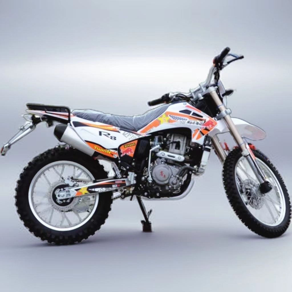 Export Version of Zongshen 300Cc Off-Road Motorcycle Trail Climbing Mountain Stunt R8 High Race Motorcycle
