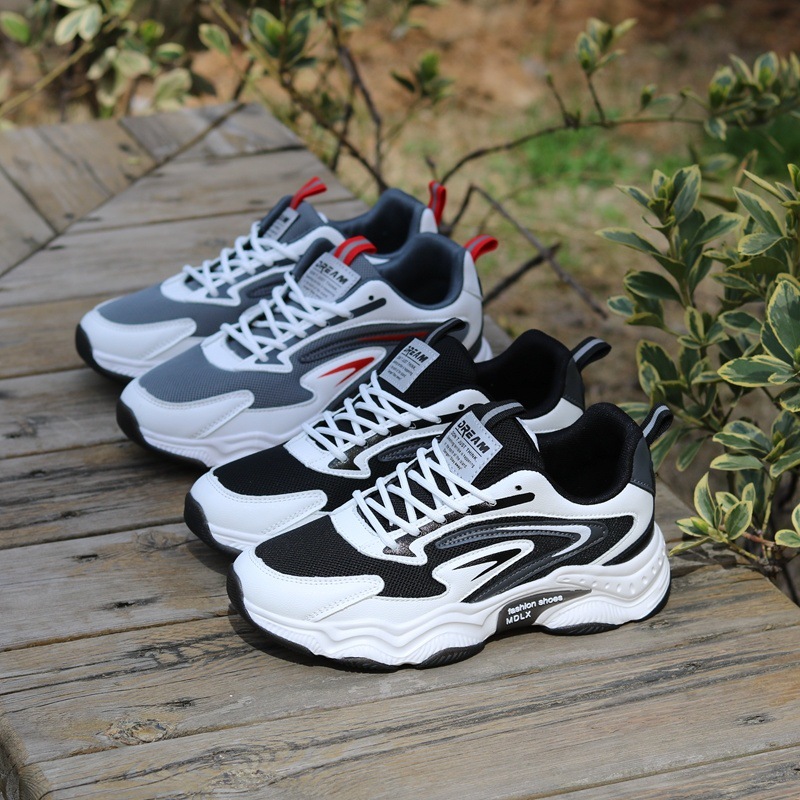 Men's Sports Shoes, Soft-Soled Ultra-Light Sports Shoes, Medium and Large Children's Boys' Shoes, Teenagers' Student Running Shoes, Trendy Junior High School Students