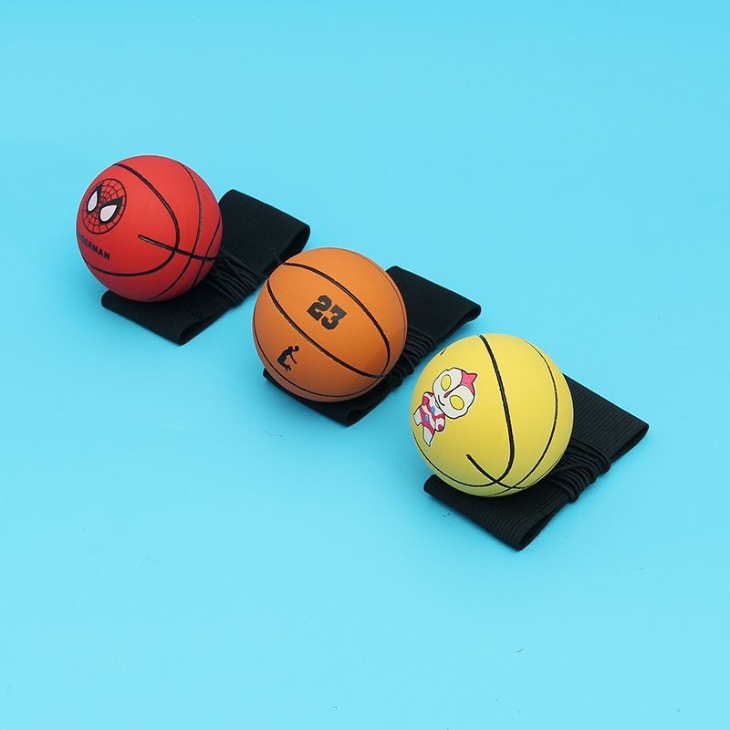 New Hollow Magic Ball Wrist Sling Ball Children's Toy Elastic Jumping Ball Exercise Reaction Outdoor Sports
