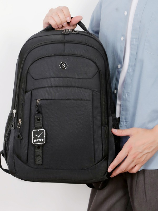 Casual Business Style Men's Backpack for Short-Distance Business Trips, Multi-Pocket Computer Bag, Comfortable Carrying Large-Capacity Backpack for Men