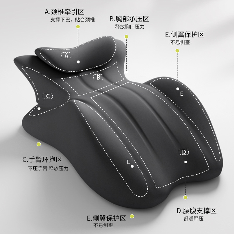 Bed sleeping pillow bedside sleeping pillow playing mobile phone cushion leg pillow waist by sleeping reading warm waist and abdomen heating pillow