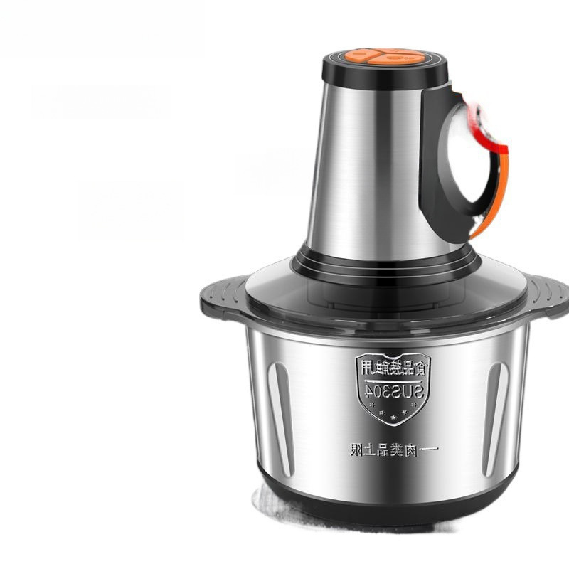 Meat Grinder Household Dumpling Stuffing Machine Stainless Steel Electric Multi-Function Cooking Machine Meat Garlic Mixing Vegetable Grinder