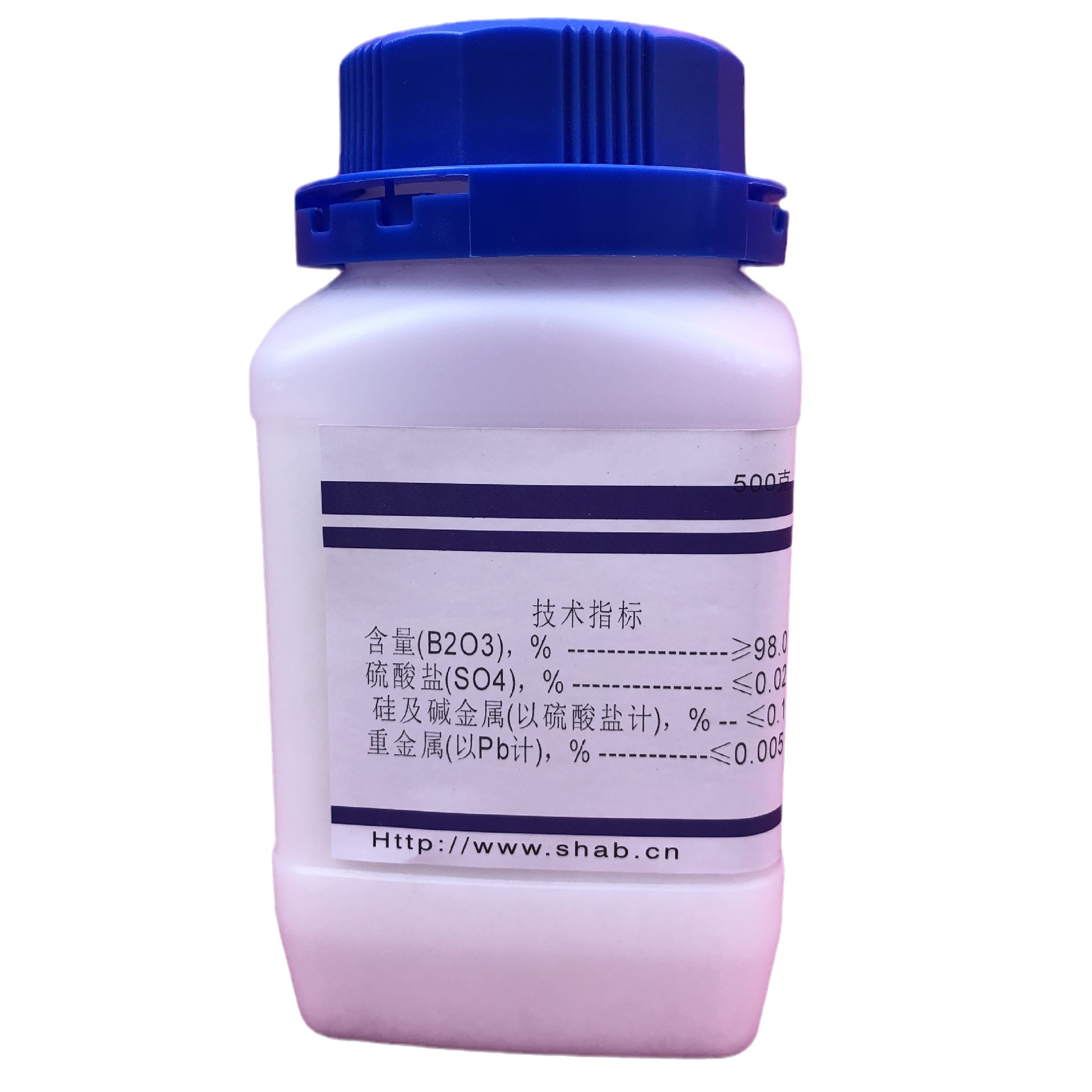Spot Boron Oxide, Boron Trioxide, Boronic Acid, Analytical Pure Ar 500 Grams, Bottled 1303-86-2