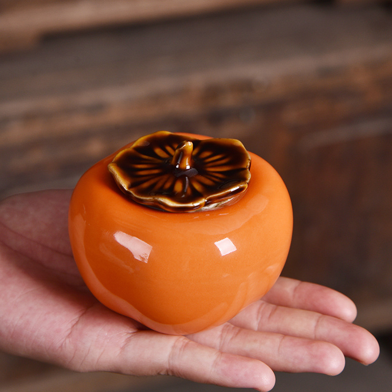 Банки для чая из хурмы, набор подарков на свадьбу