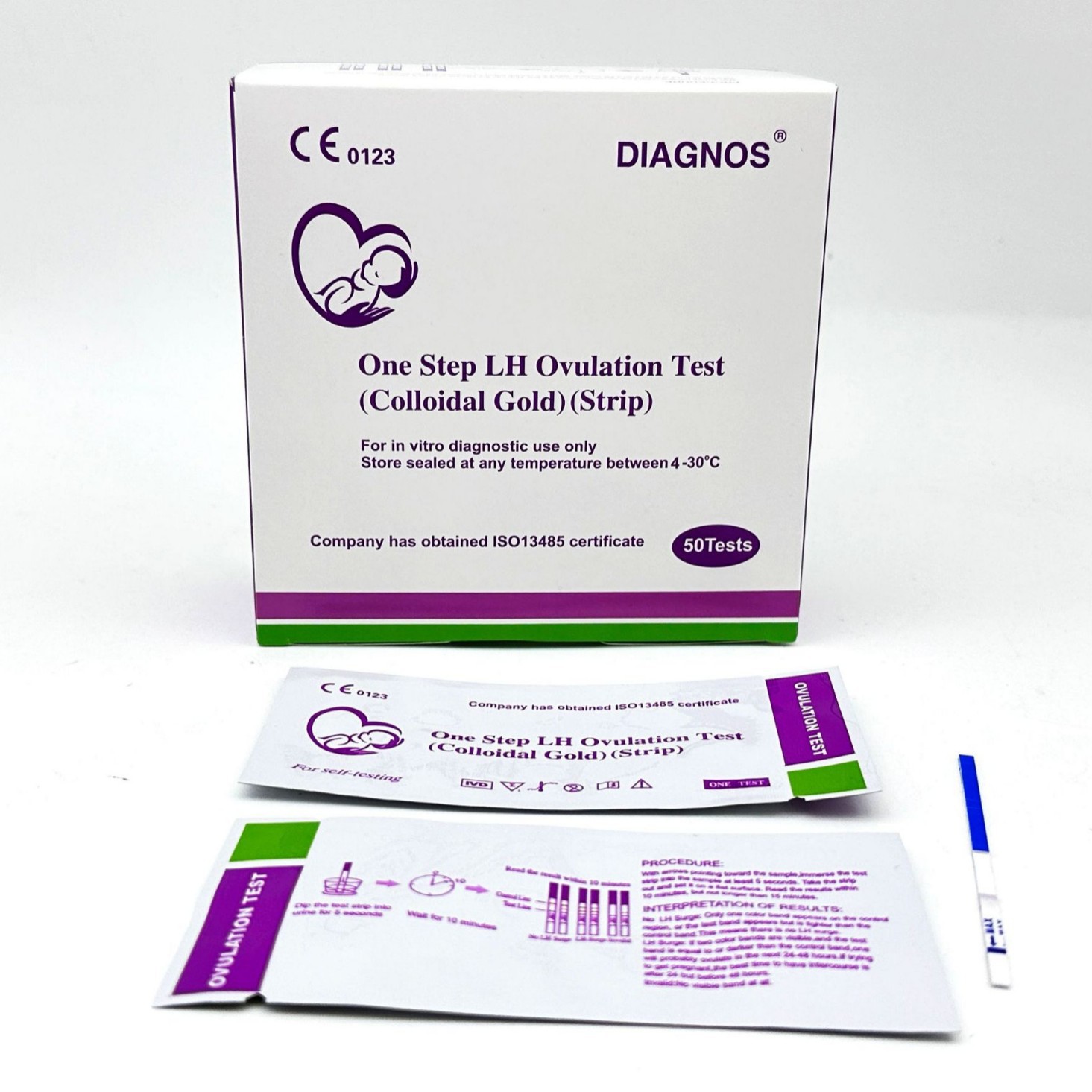 Export Wholesale English Box Equipment Pregnancy Self-Test Ovulation Test Paper Lh Strips