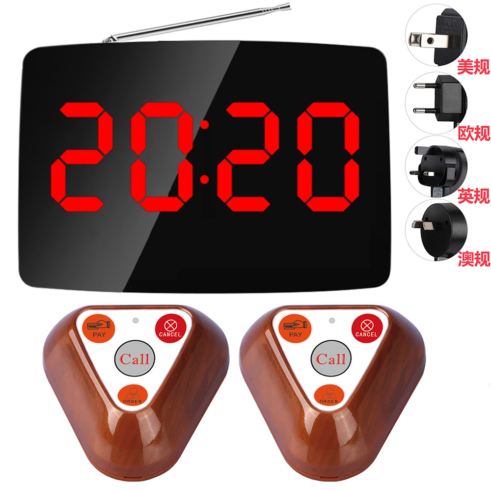 Беспроводной пейджер 610-H4, кнопка для кафе, офис, чайная, звуковой сигнал для ресторанов