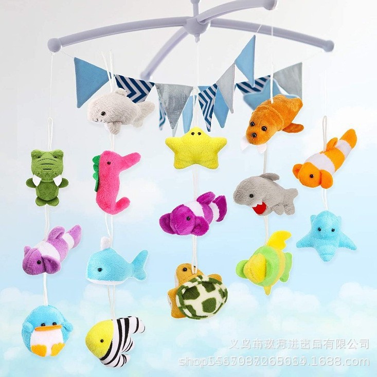 Amazon Explosions Plush Pendant Marine Children's Toy Keychain Bag Pendant Fish Turtle Lobster Seahorse