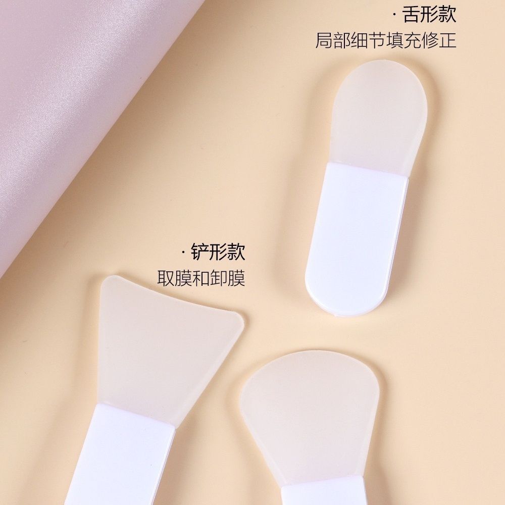 Silicone Mask Brush New Mini Short Handle Mud Mask Smear Makeup Brush Facial Beauty Tools Cross-Border Wholesale