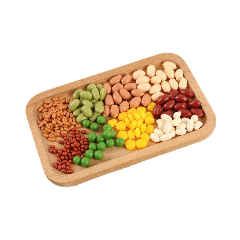 1:1 Simulated Grains 100g Packed Simulated Food Red Dates, Lotus Seeds, Corn, Rice, Peanuts and Soybean Models