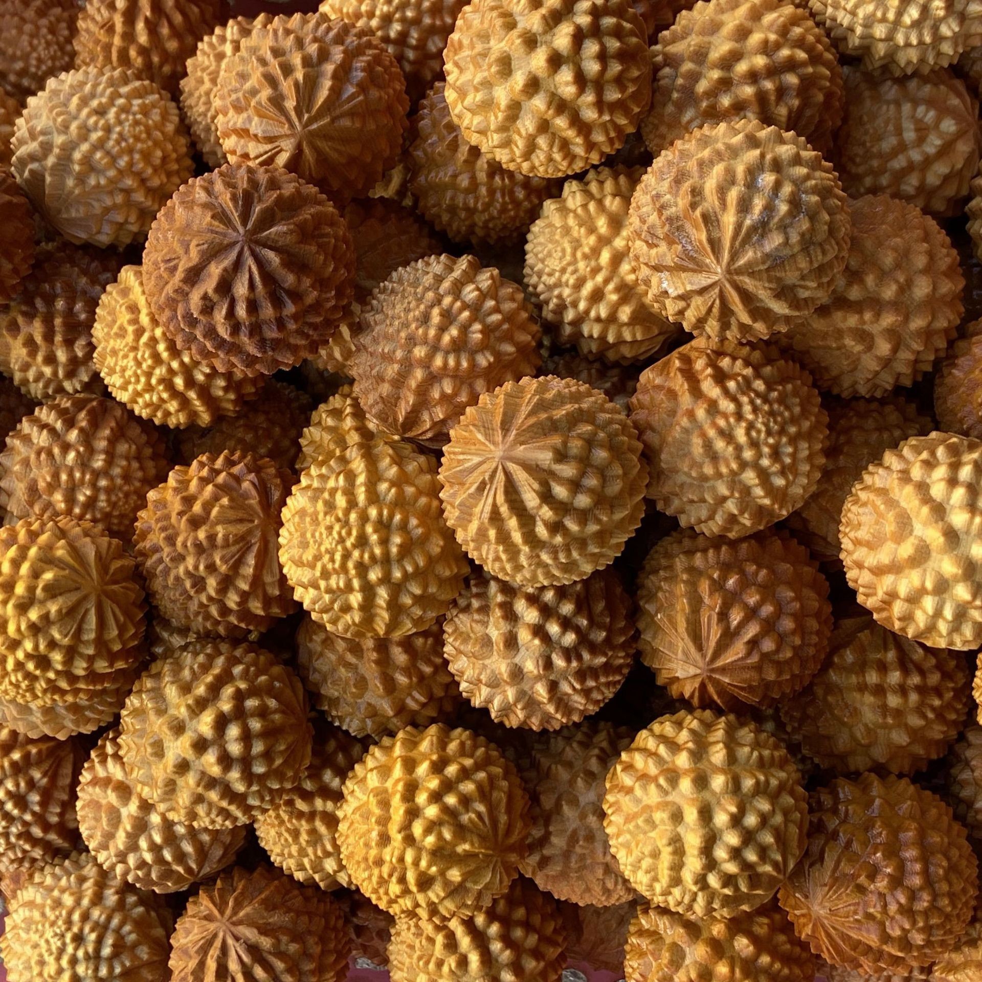 Authentic Taihang Yabai Wen Play Handball Chen Huagai Durian Health Care Massage Ball for Middle-aged and Elderly Fitness Ball for Elders