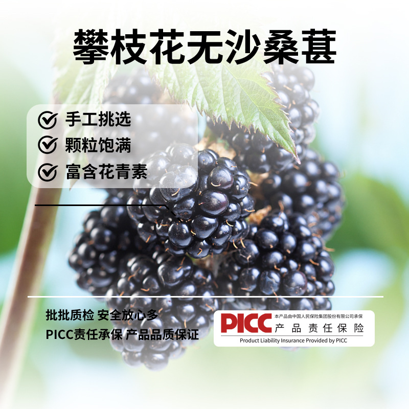 [Qimengkang] Nfc Mulberry Puree Source Factory Fresh Fruit Freshly Squeezed Xinjiang Mulberry Puree Wholesale/Delivery