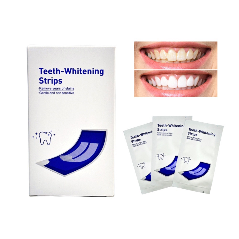 PAP No Residual Tooth Bright White Sticker No Stimulation Tooth White Dry Sticker to Remove Tooth Stains Customized by Manufacturers