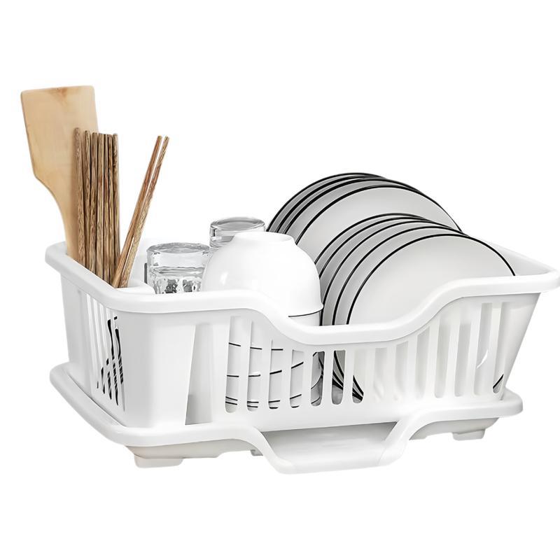 Kitchen Drain Dish Rack Large Dish Storage Rack Household Bowl Storage Box Storage Rack Bowl Chopsticks Drain Tray