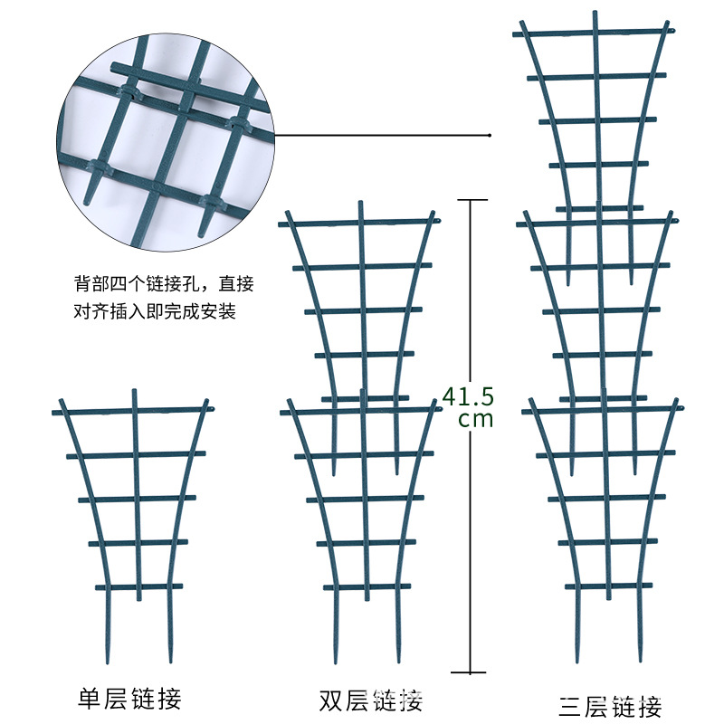 Plastic Fence Garden Vegetable Garden Decorative Fence Outdoor Community House Courtyard Fence Beautiful Country Decorative Guardrail