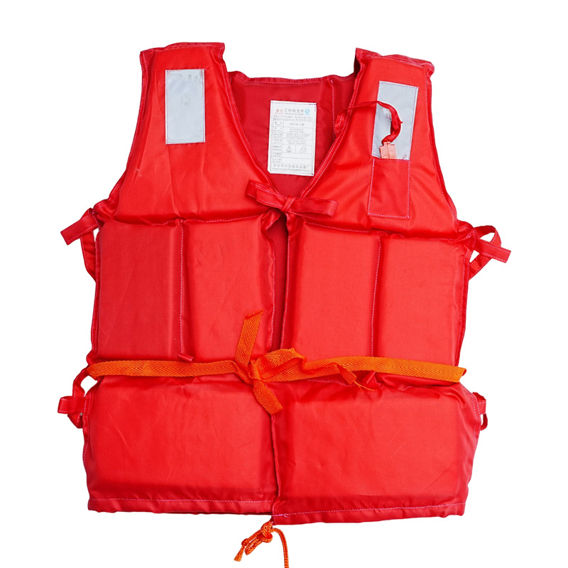 Manufacturer Supplies Marine-Grade Adult-Sized National Standard Life Jackets with High Buoyancy for Rafting, Flood Prevention, Rescue, Wholesale Safety Protection