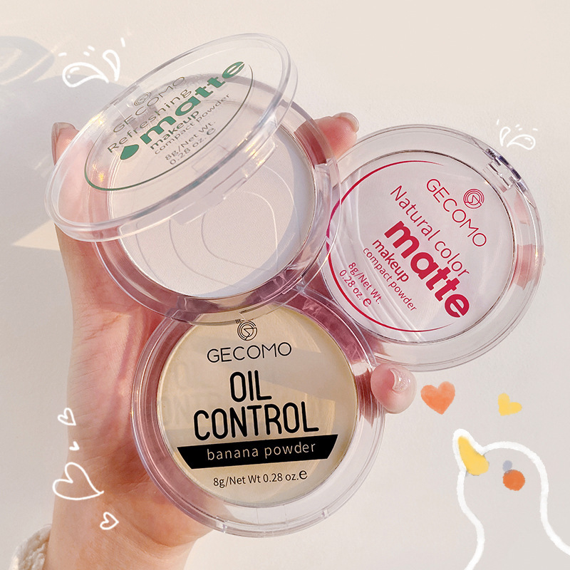 Gecomo Банановая Пудра, Водонепроницаемая, Матовая, Консилер