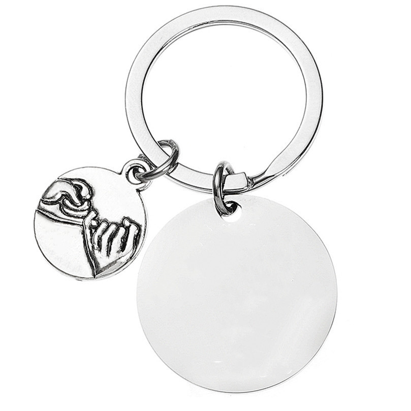 European and American Pendant Keychain Metal Engraving I Love You More Military Tag Dog Tag Manufacturer