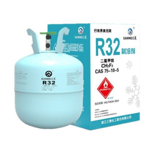 Sanmei R32 Refrigerant Net Weight 3kg, 9.5kg Refrigerant Refrigerant Car Air Conditioner Hvac Cold Storage Vehicle