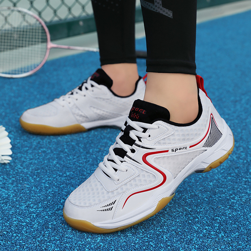 Factory Direct badminton shoes breathable Men's shoes non-slip shock-absorbing tennis shoes sports table tennis shoes competition training shoes