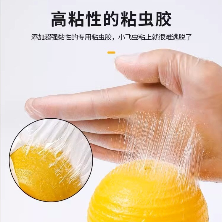 Household Fly Trap Ball Drosophila Trap Small Flying Insect Trap Kitchen Sticky Fly Ball Melon Fruit Sticky Fly Ball