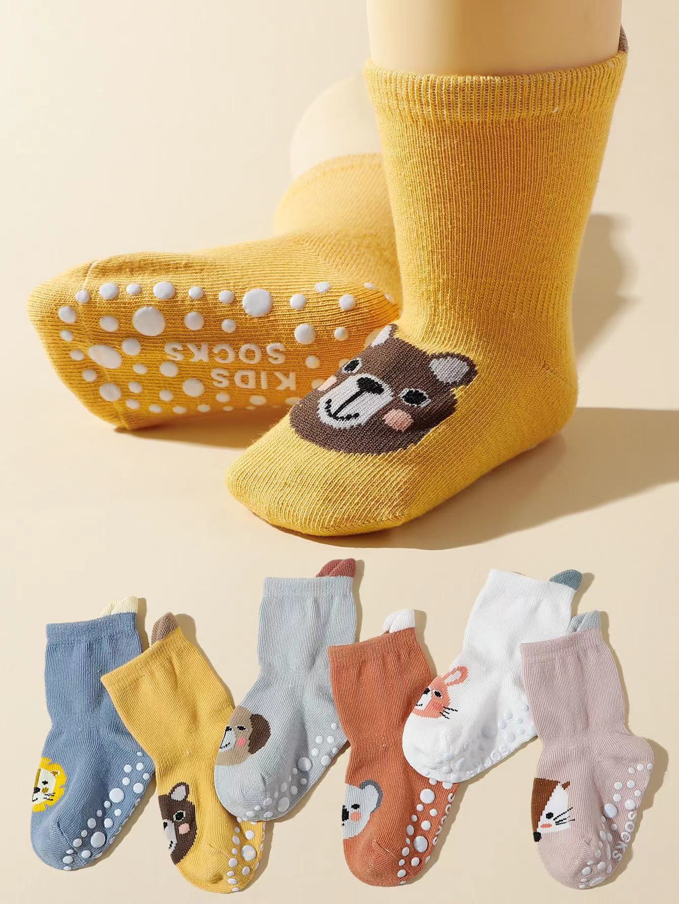 2024 cross-border explosives baby glue socks non-slip floor socks cartoon manufacturers for sale
