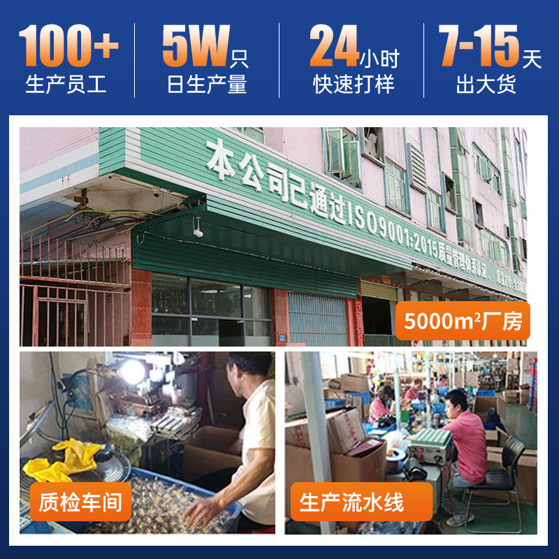 Cross-Border E27 Screw Led Light Bulb Retro Low Energy Flute Edison Light Bulb Source Factory Customized