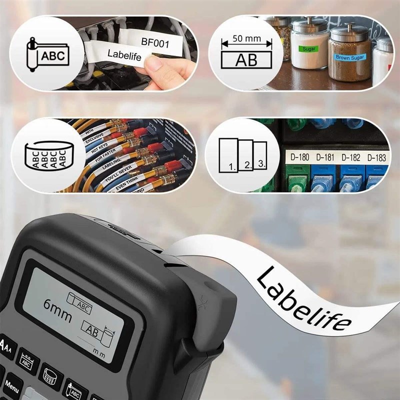 Label Maker Printer E1000Pro Label Machine Label Tape 231 Bl