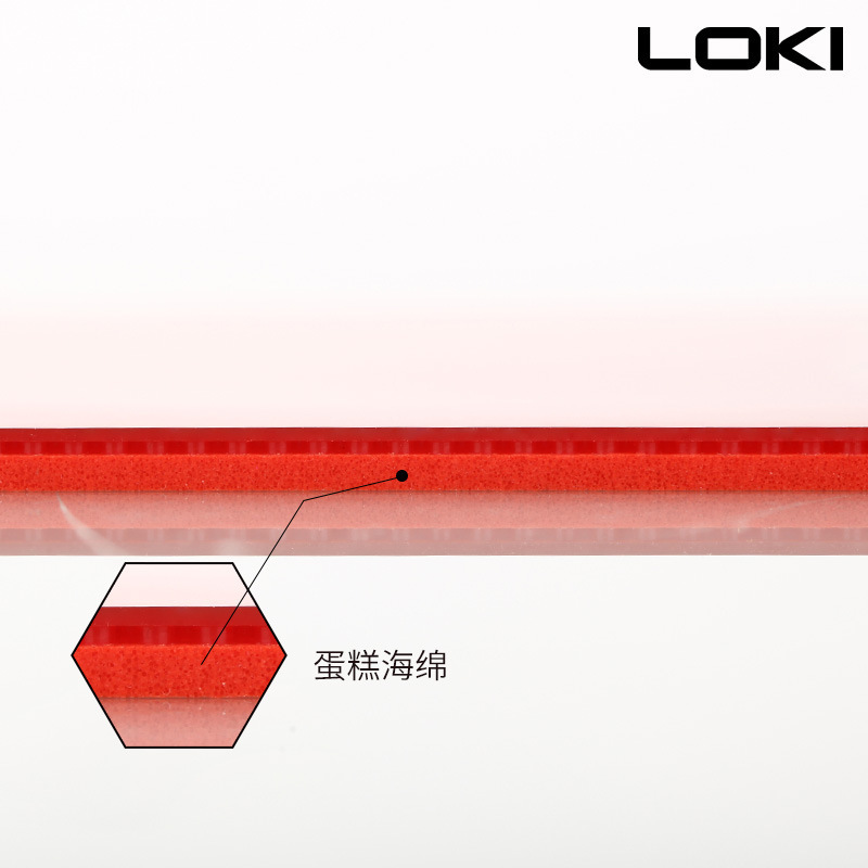 LOKI Thor Ruilong 1 table tennis rubber set high elastic sponge table tennis racket bottom plate rubber reverse glue