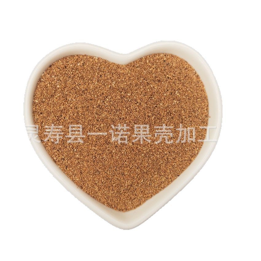 Manufacturer Supplies Apricot Shell Particles, Frosted Particles, 80 Mesh Fruit Shell Powder, Customized Specifications, Spot Processing