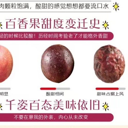 Purple Passion Fruit (Will Have Wrinkled Skin) Tropical Fruit Orchard Straight Purple Passion Fruit Drop Shipping