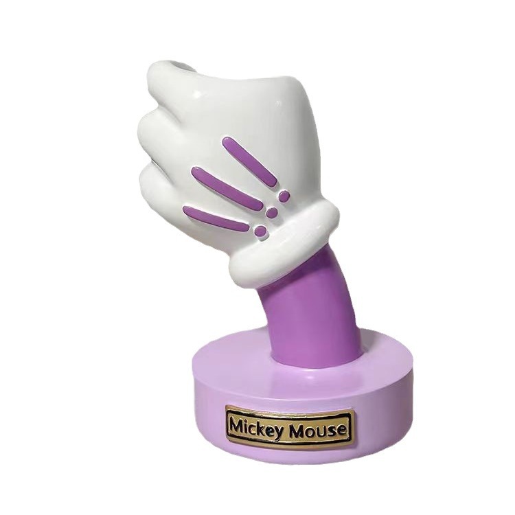 Mickey Gloves Vase Ornaments Home Creative Design Style Fashion Trend Birthday Gift Cute Cartoon Animation