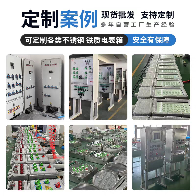 Explosion-Proof Distribution Box Inspection Box 304 Stainless Steel Power Lighting Power Switch Wiring Instrument Control Lpc Cabinet