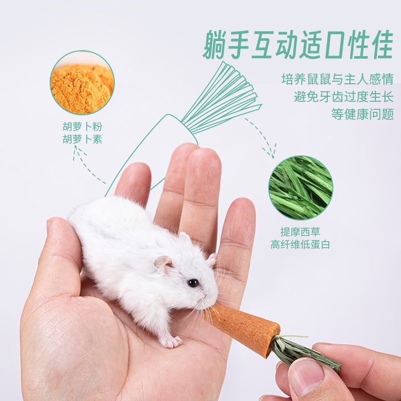 Factory hamster molars snacks biscuits landscaping small carrots nutrition Golden Bear molars healthy teeth small toy supplies
