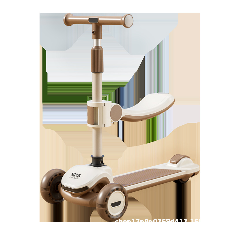 Самокат для детей 3-6-12 лет, двухв одном, для мальчиков и девочек