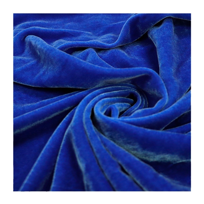 Imitation Velvet Silk Velvet Woven Brocade Dyed Fabric Nightgown Dress Cheongsam Fabric Gradient Double-Sided Brocade Velvet Fabric