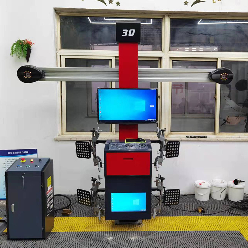 Car Four Wheel Alignment Gauge 3D Dual Screen Car Tire Positioning Detection Equipment Factory Wholesale