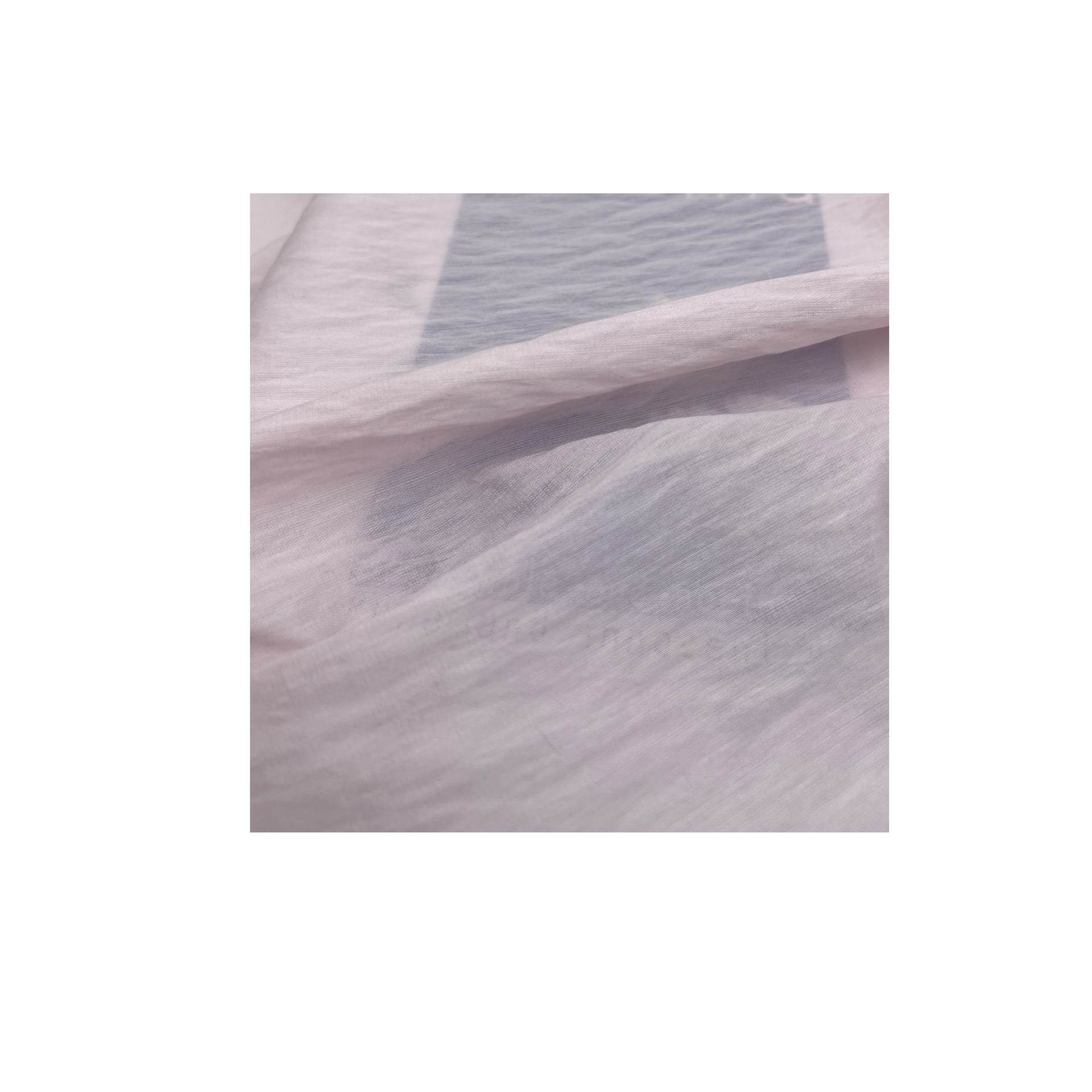 Nylon Linen Lyocell Blended Shirt Fabric Spring and Summer Hanfu Thin Transparent Fabric Shirt Sling Woven