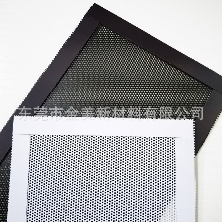 Сетчатый магнитный пылезащитный материал для динамиков из ПВХ, самоклеящийся, для вентилятора компьютера, пластиковая сетка, может быть обработана и настроена