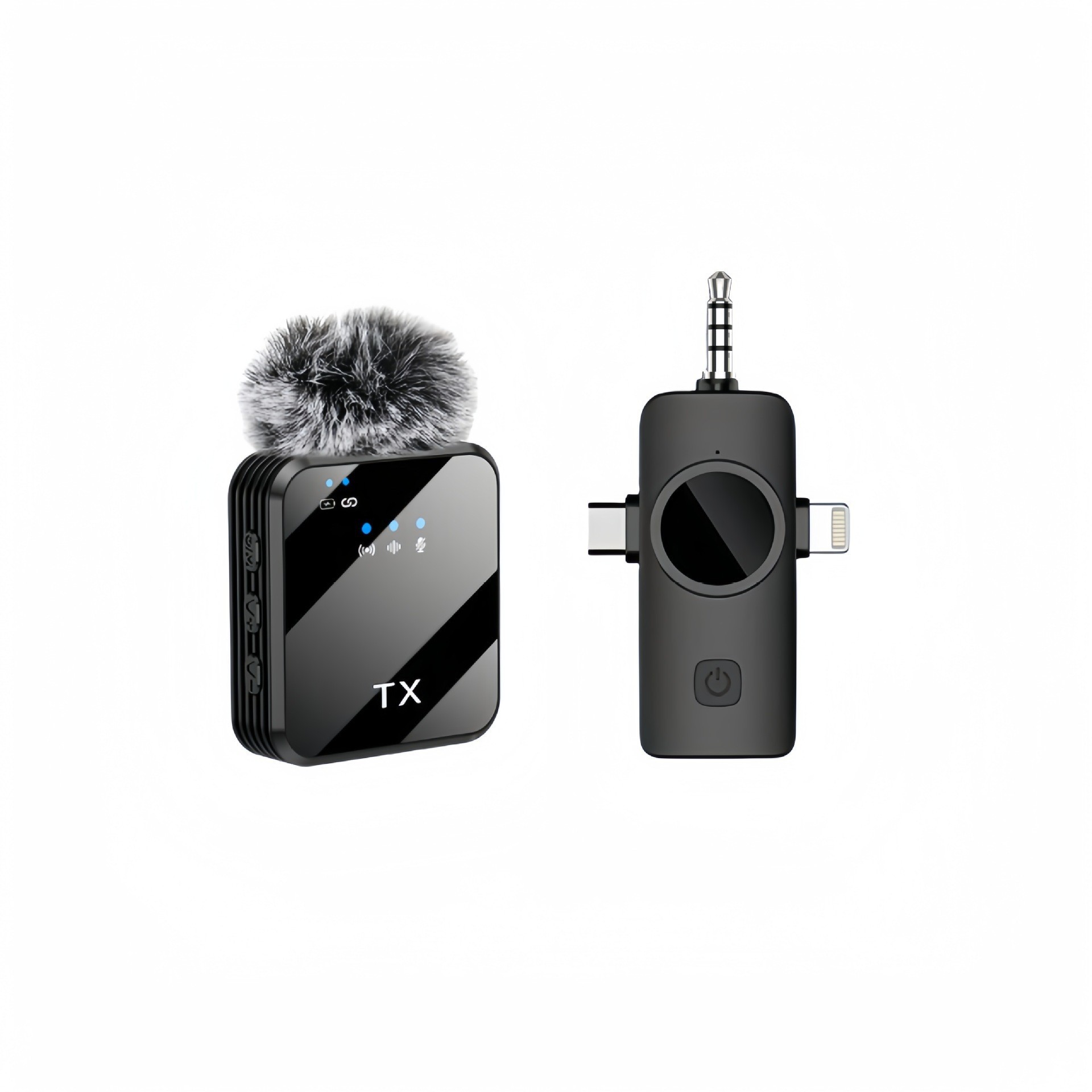 New F12F16 Wireless Lavalier Microphone Three-In-One Outdoor Live Broadcast Shooting Radio Noise Reduction Lavalier Microphone